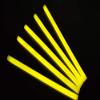 DirectGlow Yellow Bulk Glow in the Dark 10ct 12 inch Jumbo Glow Sticks for Glow Party Birthday Festivals Wedding Camping view 2