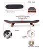 TXTC Standard Skateboards for Kids Boys Girls Youths Beginners Starter-Complete Longboard 7 Layer Maple Pro Cruiser,Black Skateboard (Color : E) view 2