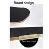 TXTC Standard Skateboards for Kids Boys Girls Youths Beginners Starter-Complete Longboard 7 Layer Maple Pro Cruiser,Black Skateboard (Color : E) view 4