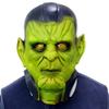 New Green Horror Zombie Latex Mask Scary Captain Halloween Mask view 4