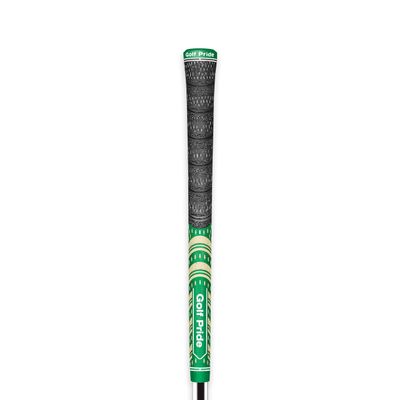 Golf Pride MCC Golf Club Grip - All-Weather Hybrid Grip - Brushed Cotton Cord & Pebbled Texture - Moisture-Wicking Technology - Standard - Green/Gold