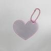 SAGISAKA Handmade Kit, Reflective Keychain, Heart, Pink view 2