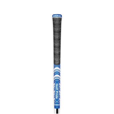 Golf Pride MCC Golf Club Grip - All-Weather Hybrid Grip - Brushed Cotton Cord & Pebbled Texture - Moisture-Wicking Technology - Standard - Blue/White