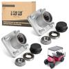 10L0L 2023 Upgraded Wheel Hub Assembly for 2001.5-2013 EZGO TXT, Shuttle, Workhorse, ST Series Gas & Electric Golf Cart, with Bearing Races & Cap, OEM# 70895-G01 70895G01, Set of 2 view 1