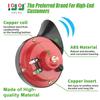 10L0L Universal 12 Volt Golf Cart Horn Kit for Yamaha, EZGO, Club Car - Floor Mount Button Switch, Golf Cart Street Legal Horn Kit view 2