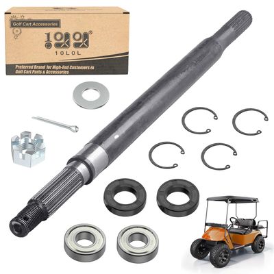 10L0L Passenger Side Rear Splined Axle Shaft for EZGO TXT 1994-2013 Electric Golf Cart, OEM# 20377G12 20377-G12