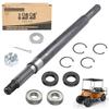 10L0L Passenger Side Rear Splined Axle Shaft for EZGO TXT 1994-2013 Electric Golf Cart, OEM# 20377G12 20377-G12 view 1