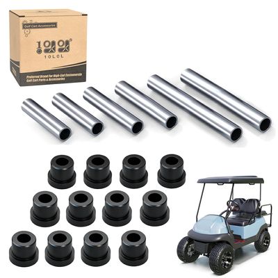 10L0L Golf Cart Complete Front Spring Bushing Sleeve Kit for Club Car Precedent 2004-up Golf Cart, Replacement OEM#102506401 102506601 102506301