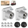 10L0L Golf Cart Front Wheel Hub Assembly for EZGO RXV 2008-up Gas & Electric, with Bearing & Cap, OEM# 609603 600001 Set of 2 view 1