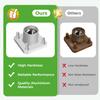 10L0L Golf Cart Front Wheel Hub Assembly for EZGO RXV 2008-up Gas & Electric, with Bearing & Cap, OEM# 609603 600001 Set of 2 view 4