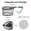 Collapsible Telescopic Pole Fishing Net - Folding Extend Rubber Coated Freshwater Saltwater Landing Net for Trout Bass Steelhead Salmon Kayak (SD-139XXS(64CM)) view 2