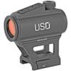 U.S. Optics TSR-1 Red Dot Sight, 5 MOA Dot, 1x, Black, Small, view 1