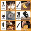 ASSABER Survival Kit,13 in 1 Survival Gear and Equipment, for Dad, First Aid Kit with Survival Bracelets Emergency Blanket Tactical Flashlight for Camping Adventures view 4