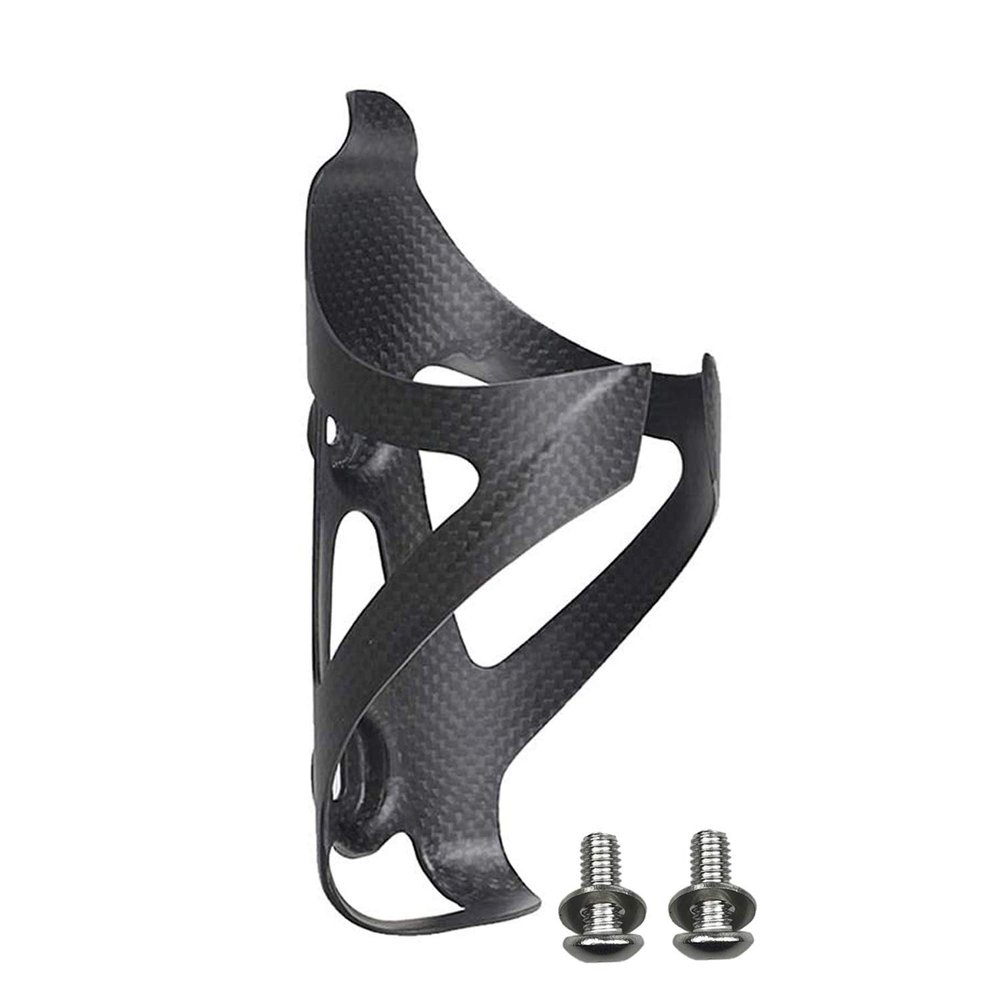 BNVB Water Bottle Cage, 3k Matte Full Carbon Fiber Lightweight and Strong Bicycle Water Bottle Holder Bike Cages Brackets - 1 Pcs