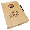 Executive Gift Shoppe | Script Monogram Mini Cornhole Game view 1