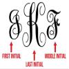 Executive Gift Shoppe | Script Monogram Mini Cornhole Game view 3