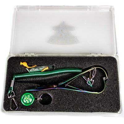 Dr. Slick Nipper Reel & Prism Mitten Scissor Clamp in Fly Box 5 1/2 inch Lrg Fly Box