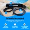 Swim Tether Stationary Swimming Belt Travel Pack  Universal Fit (One Size) for Pools & Swim Spas | Adjustable Comfort Belt, 8-ft Stretch Cord, Non-Slip Anchor Strap, Portable Resistance Training Kit view 3