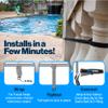 Swim Tether Stationary Swimming Belt Travel Pack  Universal Fit (One Size) for Pools & Swim Spas | Adjustable Comfort Belt, 8-ft Stretch Cord, Non-Slip Anchor Strap, Portable Resistance Training Kit view 4