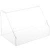 Plymor Clear Acrylic Slanted Front Display Case with No Base, 9" W x 6" D x 6" H (3 Pack) view 1