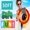 JA-RU 16 Inch Giant Flying Ring Toy (1 Pack)  Soft Flying Disc Toy for Kids, Teens & Family | Pool, Beach & Backyard Games, Outdoor Recess Toys & Party Favors. 5138-1 view 3