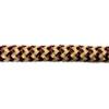 CBKnot 9/16" Premium Double Braid Polyester Rope 9,500 lb Tensile Strength, Marine, Sailing, Boating, Rigging, Equestrian and More (9/16" x 25 ft. Hank, Beige/Burgundy) view 1