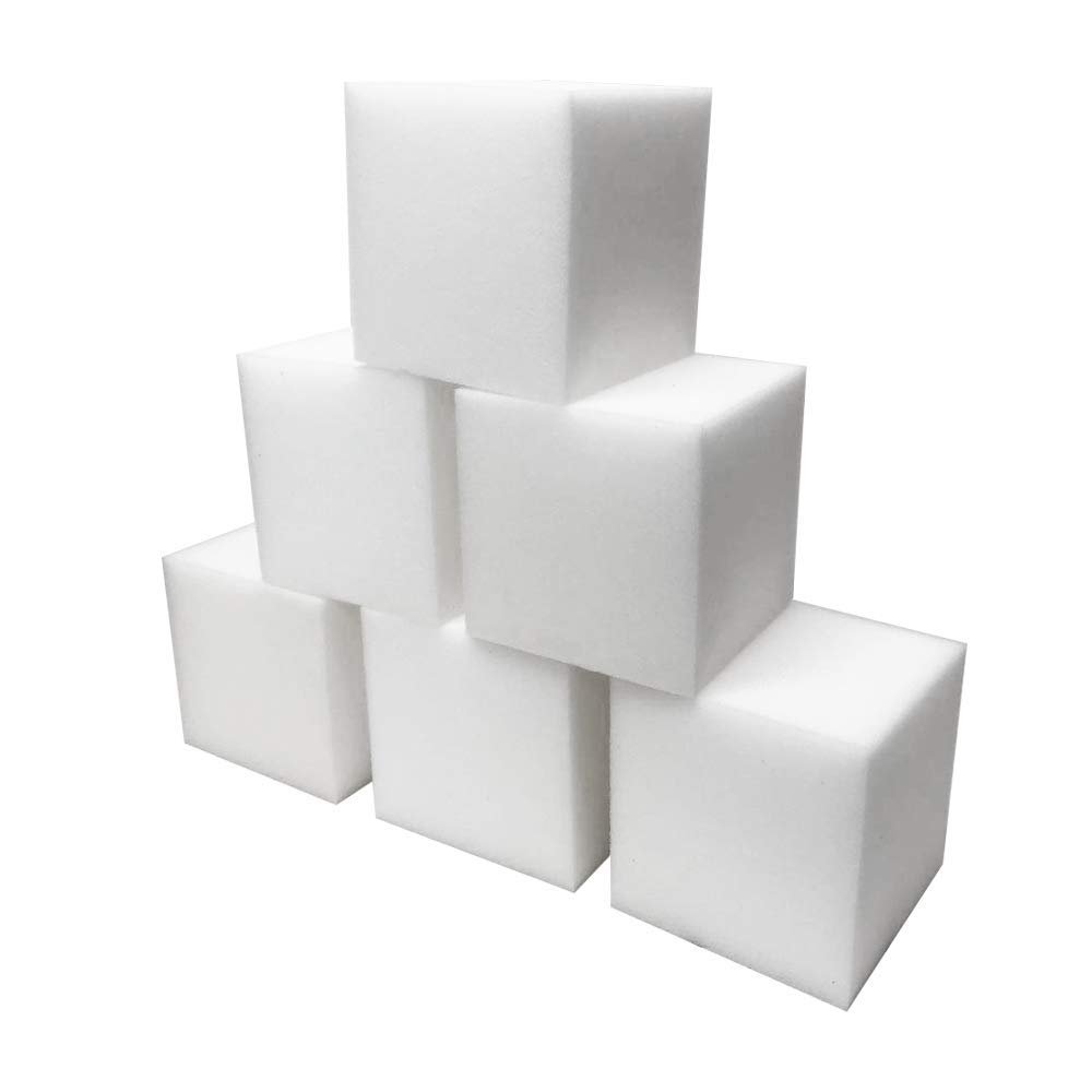 Foamma White Foam Pit Cubes/Blocks 6 x 6 x 6 50 Pack for Gymnastics, Freerunning and Parkour Courses, Skateboard Parks, BMX, Trampoline Arenas