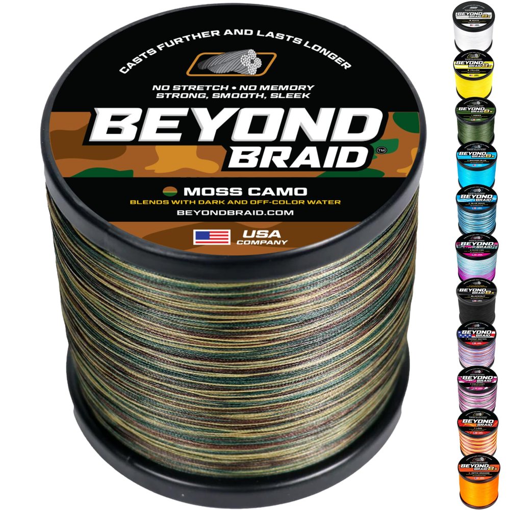 Beyond Braid Moss Camo 500 Yards 40lb