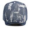 2 Pack Mens Denim Cotton Newsboy Cap Ivy Gatsby Driving Hunting Cabbie Hats (D) view 2