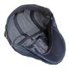 2 Pack Mens Denim Cotton Newsboy Cap Ivy Gatsby Driving Hunting Cabbie Hats (D) view 4
