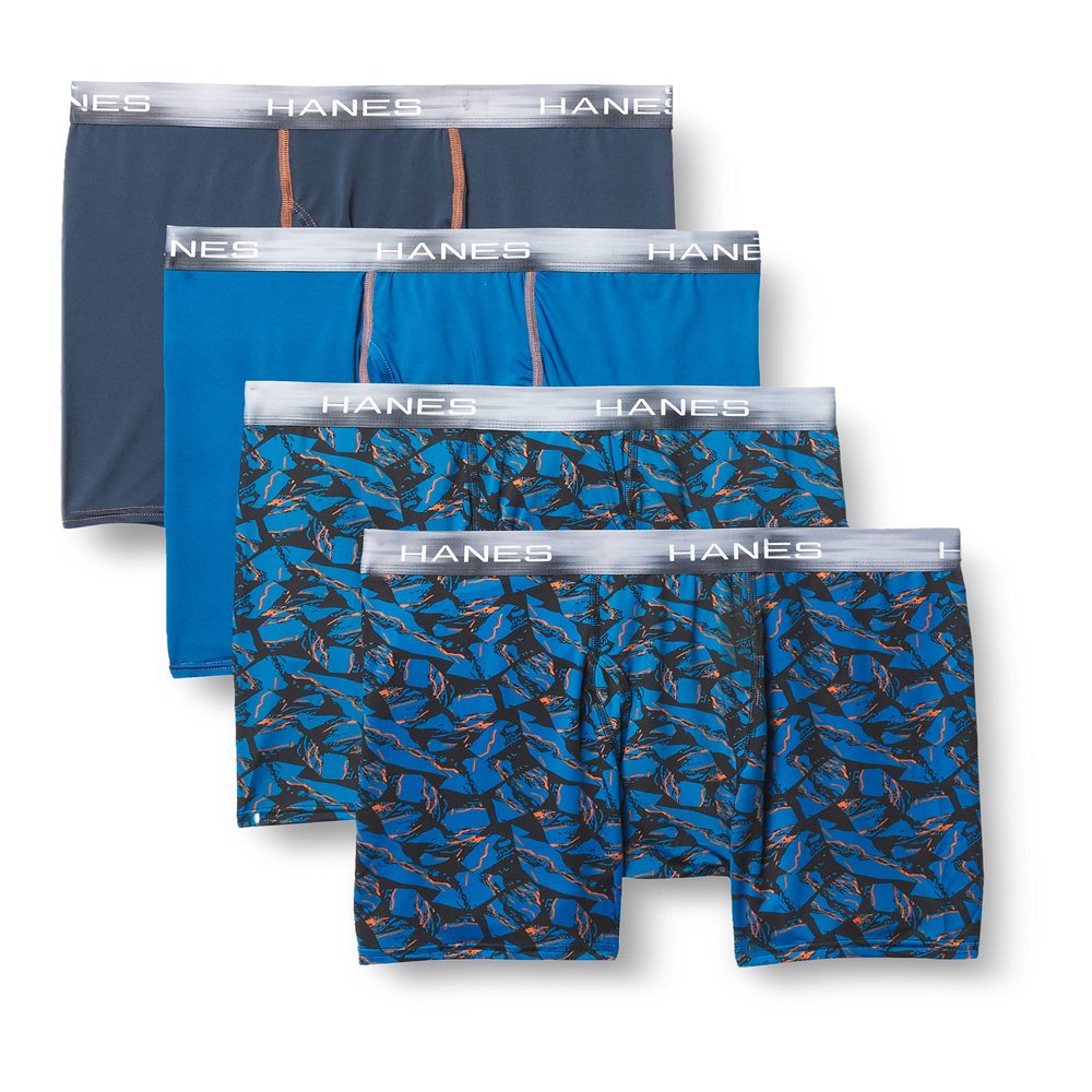 Hanes Ultimate Sport X-Temp Performance Boxer Brief 4-Pack