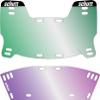 Schutt Splash Shield for Football Helmet Facemask - Improves Hygiene and Protects from Coughs, Sneezes, Spit and Sweat - Clear Non-Tinted for Easy Visibility, Upper and Lower Splash Shield Set view 3