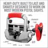 Real Avid Master Handgun Sight Pusher  Universal Front & Rear Pistol Sight Adjustment Tool  Precision Dovetail Installation & Removal for Glock, 1911 & Most Striker-Fire Handguns view 2