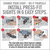 Real Avid Master Handgun Sight Pusher  Universal Front & Rear Pistol Sight Adjustment Tool  Precision Dovetail Installation & Removal for Glock, 1911 & Most Striker-Fire Handguns view 3