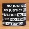 SayitBands One Hundred (100) No Justice No Peace Wristband Bracelets view 2