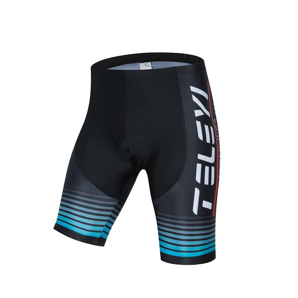 Weimostar Men's Cycling Shorts 4D Padded Biking Shorts Breathable Bicycle Wear Blue Size S