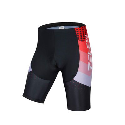 Weimostar Men's Cycling Shorts 4D Padded Biking Shorts Breathable Bicycle Wear Red Size S