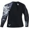 ADOREISM Quick-Dry Men's Long Sleeve Rash Guard UPF 50+ Compression Swim Shirt (Bear, M) view 3