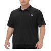 MOHEEN Men's Short Sleeve Golf Polo Shirts Moisture Wicking Performance Athletic Polo Shirt (Black,L) view 2