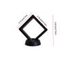 Coin display case,3D floating display box that can display jewelry, accessories, rings and bracelets. (black, 5pcs) view 2