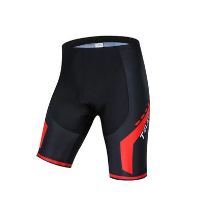 Weimostar Men's Cycling Shorts 4D Padded Biking Shorts Breathable Bicycle Wear Red Size XL