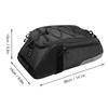 WSJYP Bike Rear Rack Bag,Waterproof Cycling Rear Seat Cargo Bag,Bike Trunk Pack Shoulder Carry Bag,with Taillight and Shoulder Strap 7/8/10L view 2