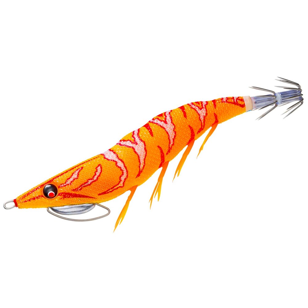Duel A1770-SBOI EZ-Q Cast Plus Squid Jig Lure, 3.0, Super Blue Luminous Orange Voile