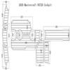 JZ 2020 Mastercraft NXT20 Cockpit Boat EVA Teak Decking 1/4" 6mm (Black+White) view 1
