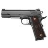 Cool Hand 1911 Wood Grips, Screws Included, Full Size(Government/Commander), Checker Diamond Cut, Ambi Safety Cut (Brown w/US Logo) view 2