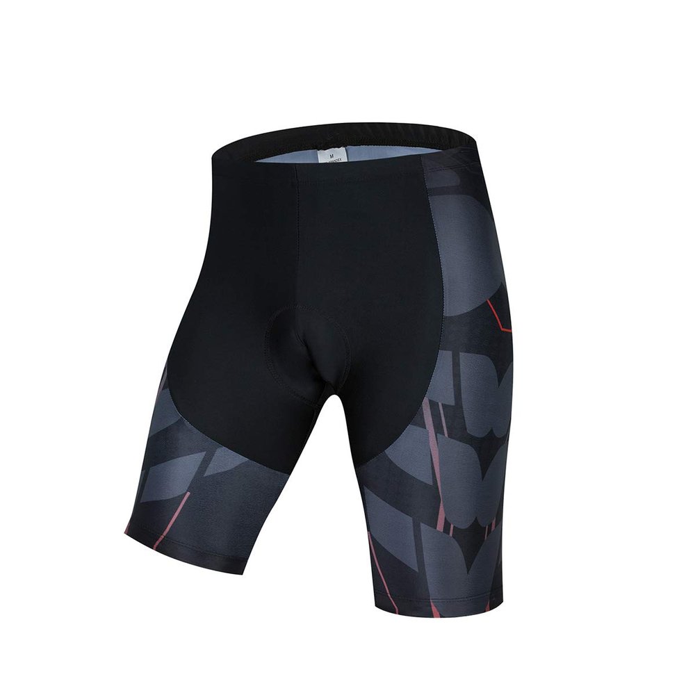 Weimostar Men's Cycling Shorts 4D Padded Biking Shorts Breathable Bicycle Wear Black Size XXL