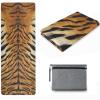 Naanle Tiger Yoga Mat with Carrying Bag Set, Tiger Print Exercise Mat Foldable Non Slip Travel Lightweight Workout Rug for Home Gym Yoga Pilates Stretching Floor Fitness 71x26 in view 1
