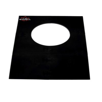 HAN'S DELTA Professional Dartboard Backboard Surround Wall Protector (Black Large Square)