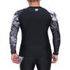 ADOREISM Quick-Dry Men's Long Sleeve Rash Guard UPF 50+ Compression Swim Shirt (Lion, 3XL) view 2