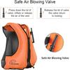 Rrtizan Inflatable Snorkel Vest for Adult, Travel Snorkeling Vest for Swimming, Snorkeling, Paddleboarding, Swim Vest Adult Suitable for 90-220lbs view 4